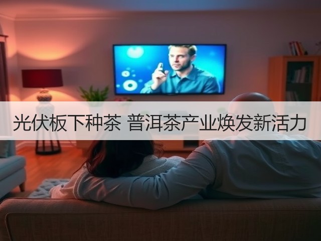 光伏板下种茶 普洱茶产业焕发新活力 光伏板下种茶 普洱茶产业焕发新活力