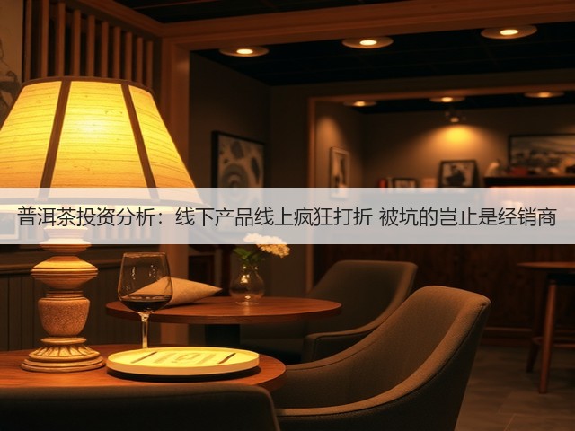普洱茶投资分析:线下产品线上疯狂打折 被坑的岂止是经销商 普洱茶投资分析:线下产品线上疯狂打折 被坑的岂止是经销商