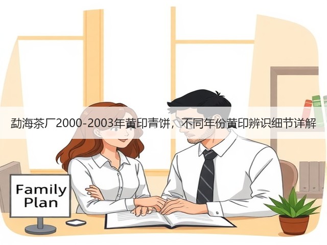 勐海茶厂2000-2003年黄印青饼,不同年份黄印辨识细节详解 勐海茶厂2000-2003年黄印青饼,不同年份黄印辨识细节详解