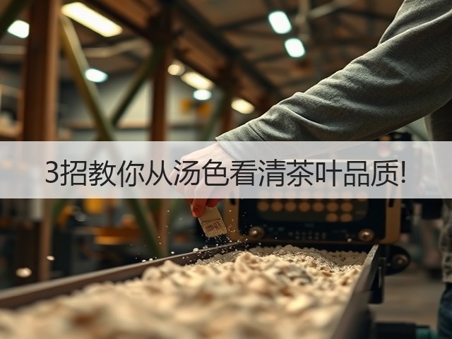 3招教你从汤色看清茶叶品质!