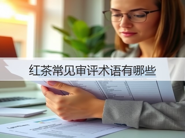 红茶常见审评术语有哪些 红茶常见审评术语有哪些