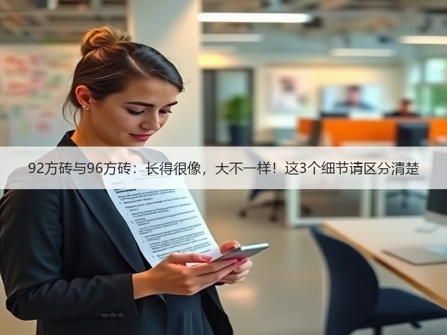92方砖与96方砖：长得很像，大不一样！这3个细节请区分清楚