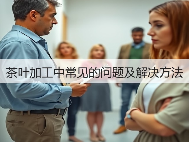 茶叶加工中常见的问题及解决方法