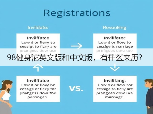 98健身沱英文版和中文版,有什么来历? 98健身沱英文版和中文版,有什么来历?