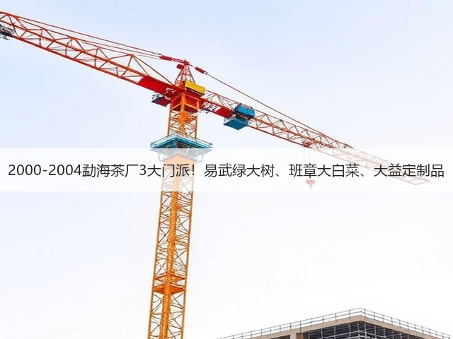 2000-2004勐海茶厂3大门派!易武绿大树、班章大白菜、大益定制品 2000-2004勐海茶厂3大门派!易武绿大树、班章大白菜、大益定制品