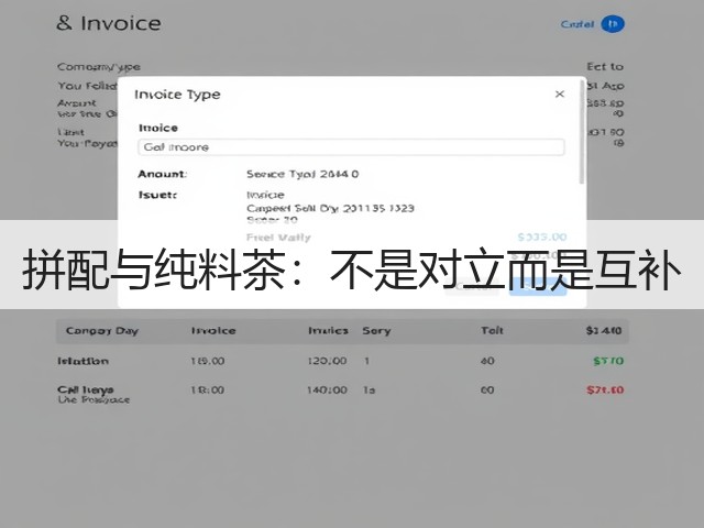 拼配与纯料茶:不是对立而是互补 拼配与纯料茶:不是对立而是互补