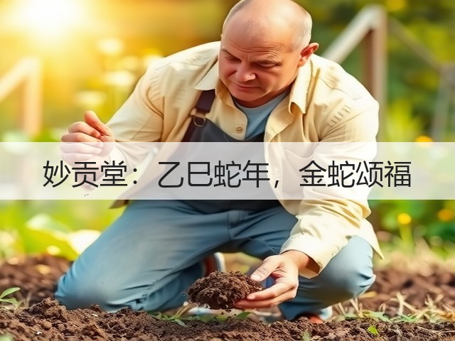 妙贡堂:乙巳蛇年,金蛇颂福 妙贡堂:乙巳蛇年,金蛇颂福