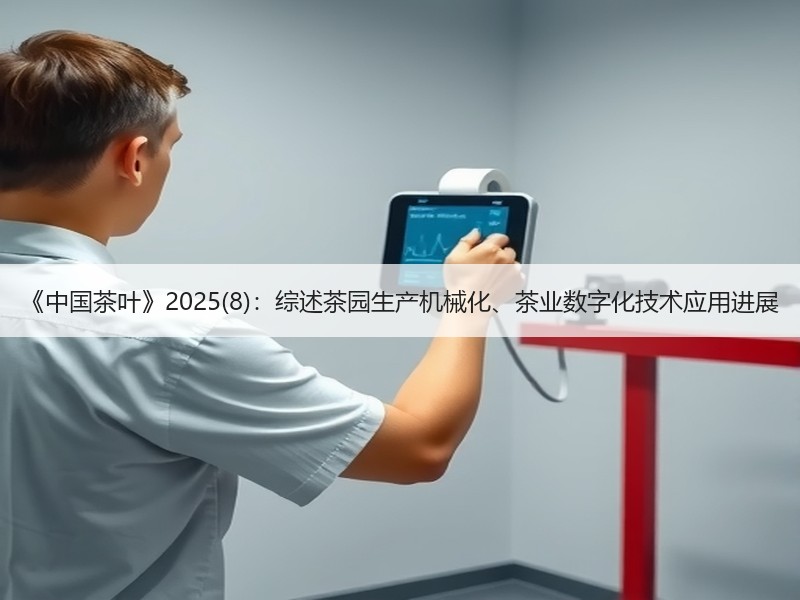 《中国茶叶》2025(8):综述茶园生产机械化、茶业数字化技 《中国茶叶》2025(8):综述茶园生产机械化、茶业数字化技