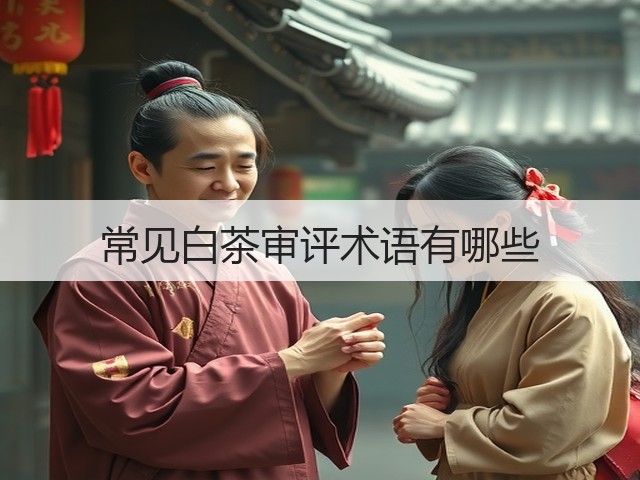 常见白茶审评术语有哪些