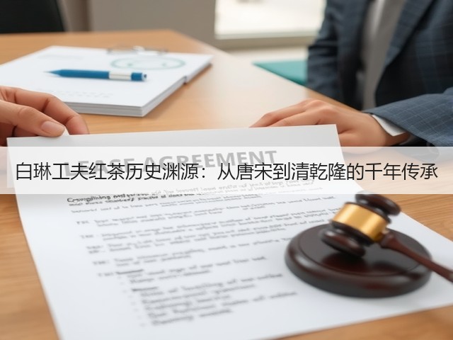 白琳工夫红茶历史渊源:从唐宋到清乾隆的千年传承 白琳工夫红茶历史渊源:从唐宋到清乾隆的千年传承