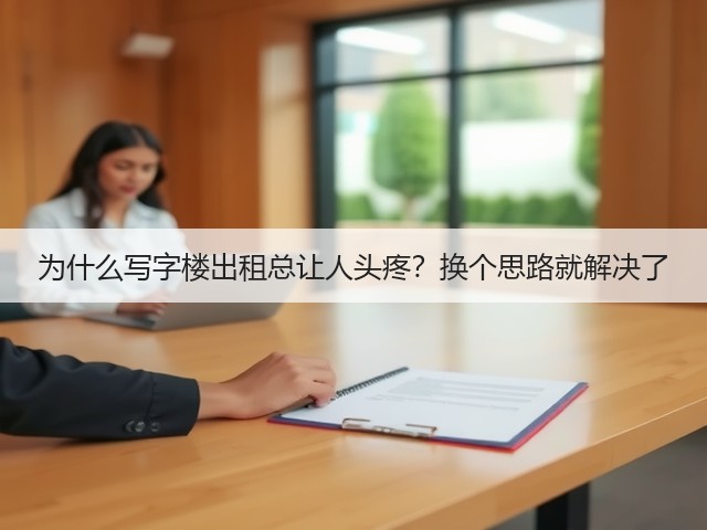 为什么写字楼出租总让人头疼?换个思路就解决了 为什么写字楼出租总让人头疼?换个思路就解决了