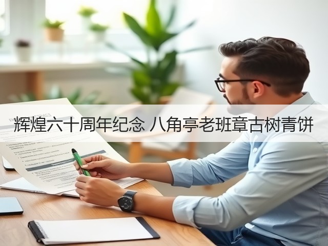 辉煌六十周年纪念 八角亭老班章古树青饼