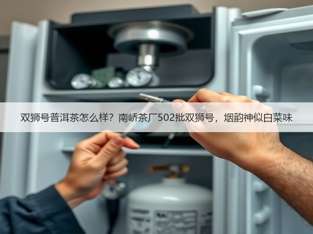 双狮号普洱茶怎么样？南峤茶厂502批双狮号，烟韵神似白菜味