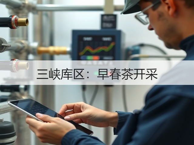 三峡库区：早春茶开采