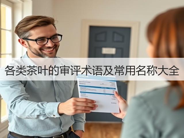 各类茶叶的审评术语及常用名称大全