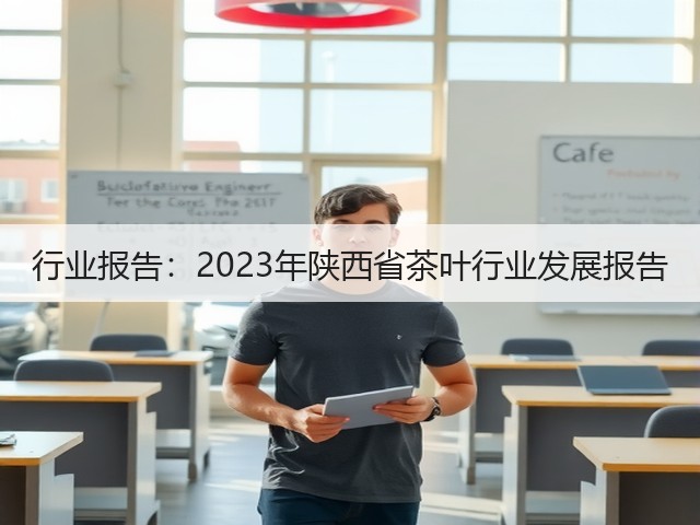 行业报告:2023年陕西省茶叶行业发展报告 行业报告:2023年陕西省茶叶行业发展报告