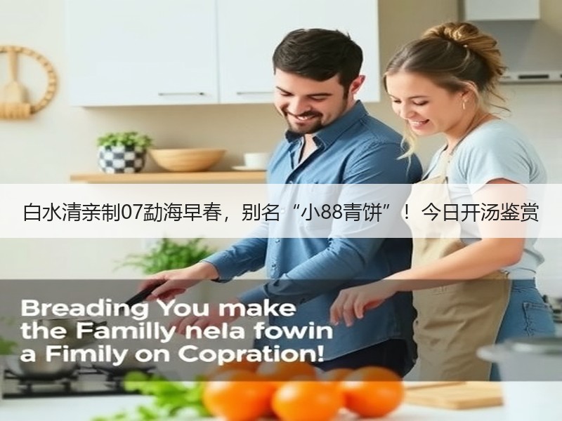 白水清亲制07勐海早春，别名“小88青饼”！今日开汤鉴赏