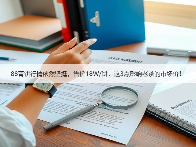 88青饼行情依然坚挺,售价18W/饼,这3点影响老茶的市场价! 88青饼行情依然坚挺,售价18W/饼,这3点影响老茶的市场价!