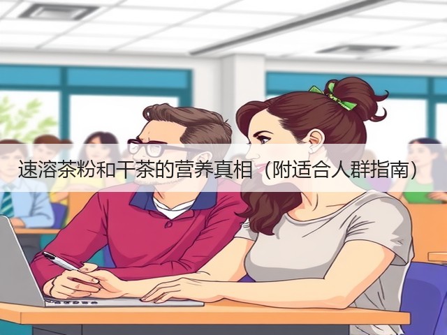 速溶茶粉和干茶的营养真相(附适合人群指南) 速溶茶粉和干茶的营养真相(附适合人群指南)