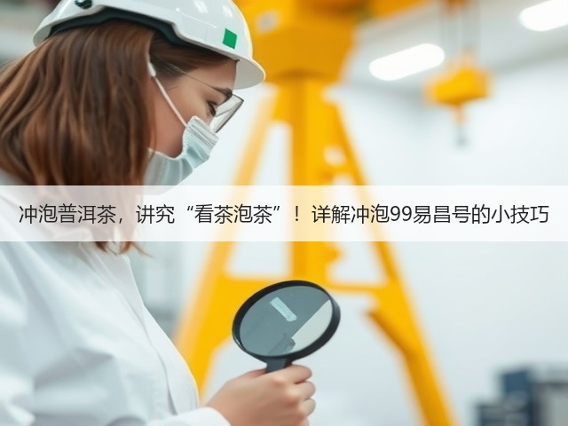 冲泡普洱茶，讲究“看茶泡茶”！详解冲泡99易昌号的小技巧