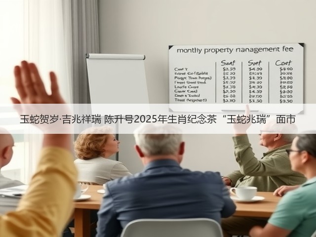 玉蛇贺岁·吉兆祥瑞 陈升号2025年生肖纪念茶“玉蛇兆瑞”面市