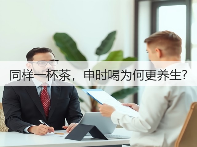 同样一杯茶,申时喝为何更养生? 同样一杯茶,申时喝为何更养生?