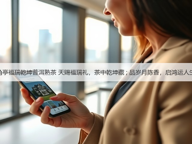 八角亭福瑞乾坤普洱熟茶 天赐福瑞礼，茶中乾坤藏 ; 品岁月陈香，启鸿运人生！