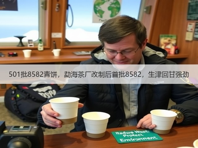 501批8582青饼，勐海茶厂改制后首批8582，生津回甘强劲