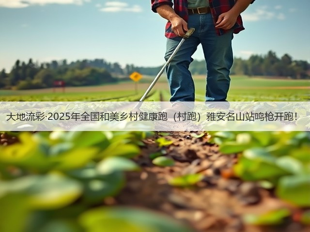 大地流彩·2025年全国和美乡村健康跑(村跑)雅安名山站鸣枪开跑! 大地流彩·2025年全国和美乡村健康跑(村跑)雅安名山站鸣枪开跑!