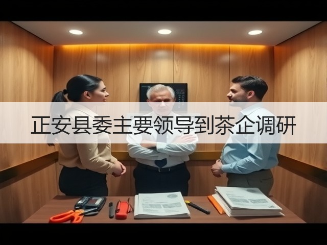 正安县委主要领导到茶企调研