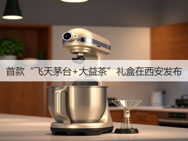 首款“飞天茅台+大益茶”礼盒在西安发布 首款“飞天茅台+大益茶”礼盒在西安发布